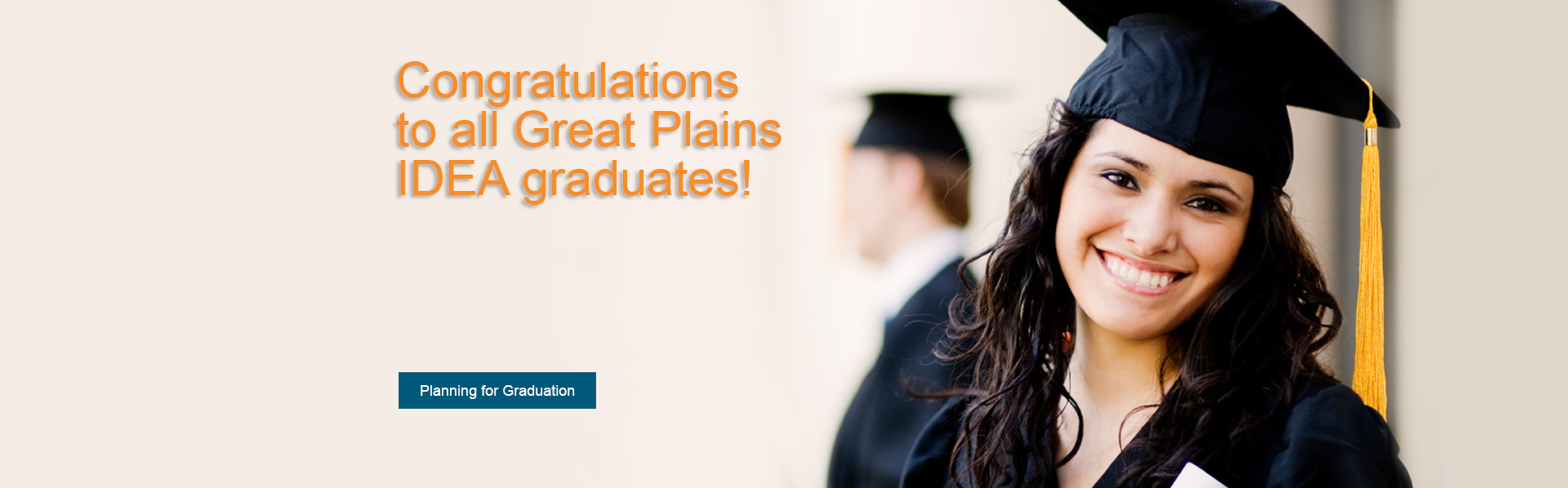 Review our checklists to help prepare for graduation from a bachelors or master’s program.  Photo description: A young Latina woman smiles at the camera while wearing a black graduation cap and gown.
