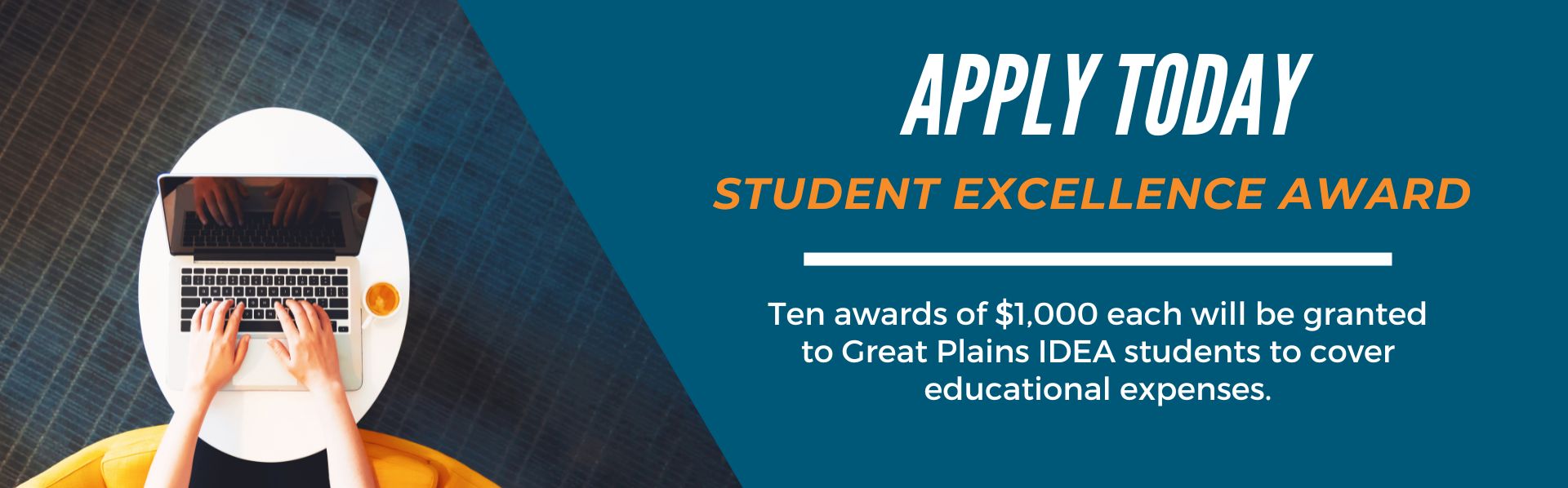 The GP IDEA Student Excellence award is a $1,000 award granted to 10 students and may be used for educational expenses.